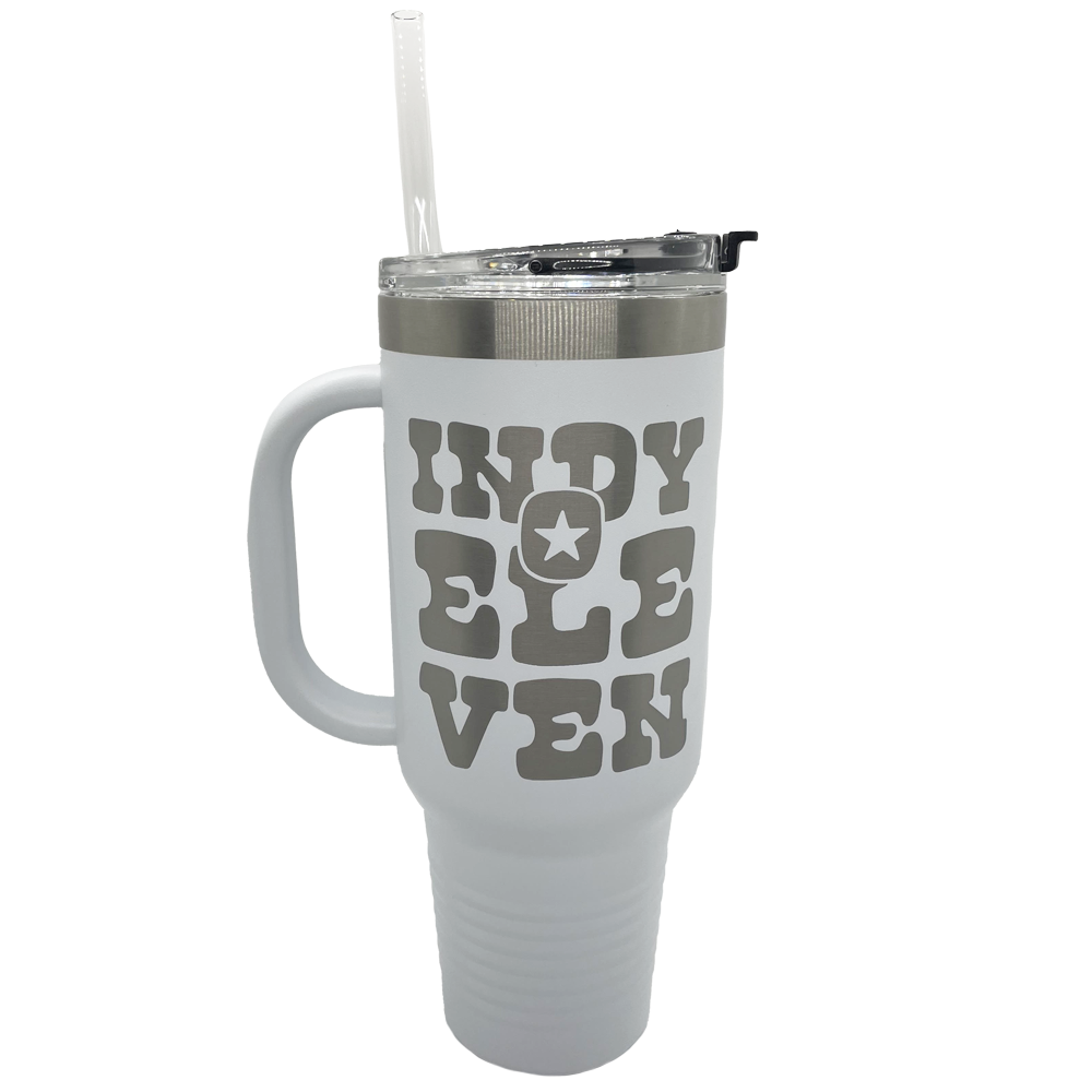 Indy Eleven Soccer Mom Travel Mug