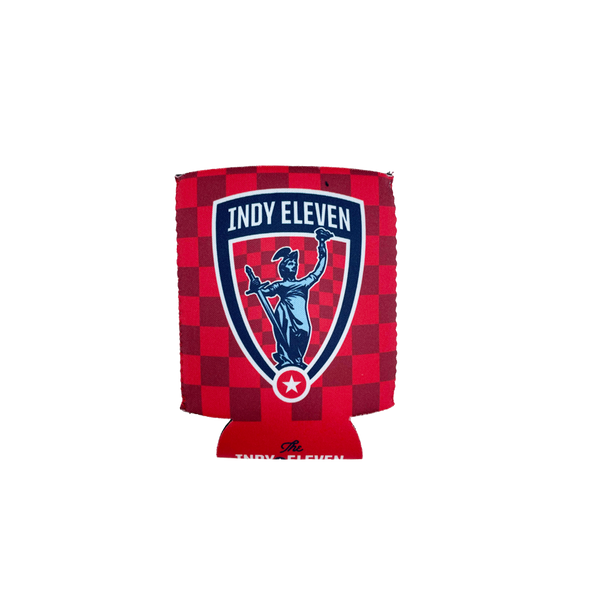 Indy Eleven Checkered Koozie