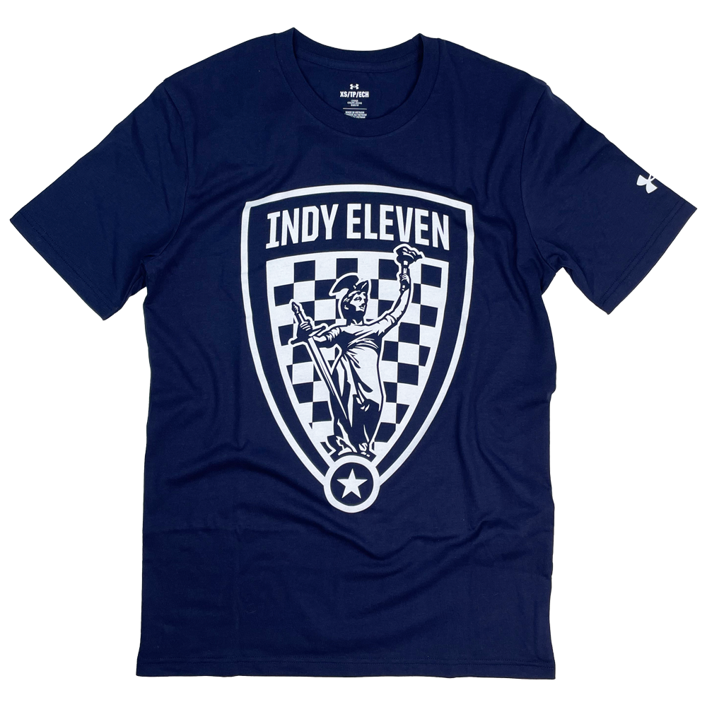 Essentials Crest Navy T