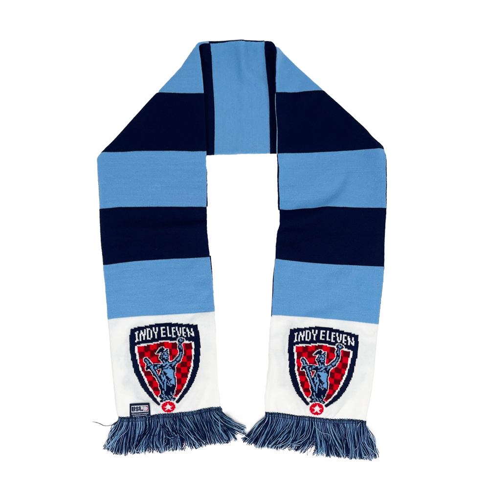 Indy Eleven Stripe Scarf Blue 2024