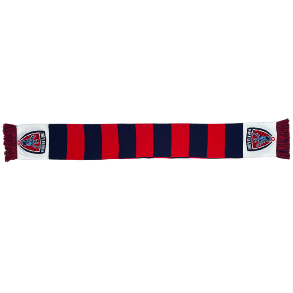 Indy Eleven Stripe Scarf Red 2024