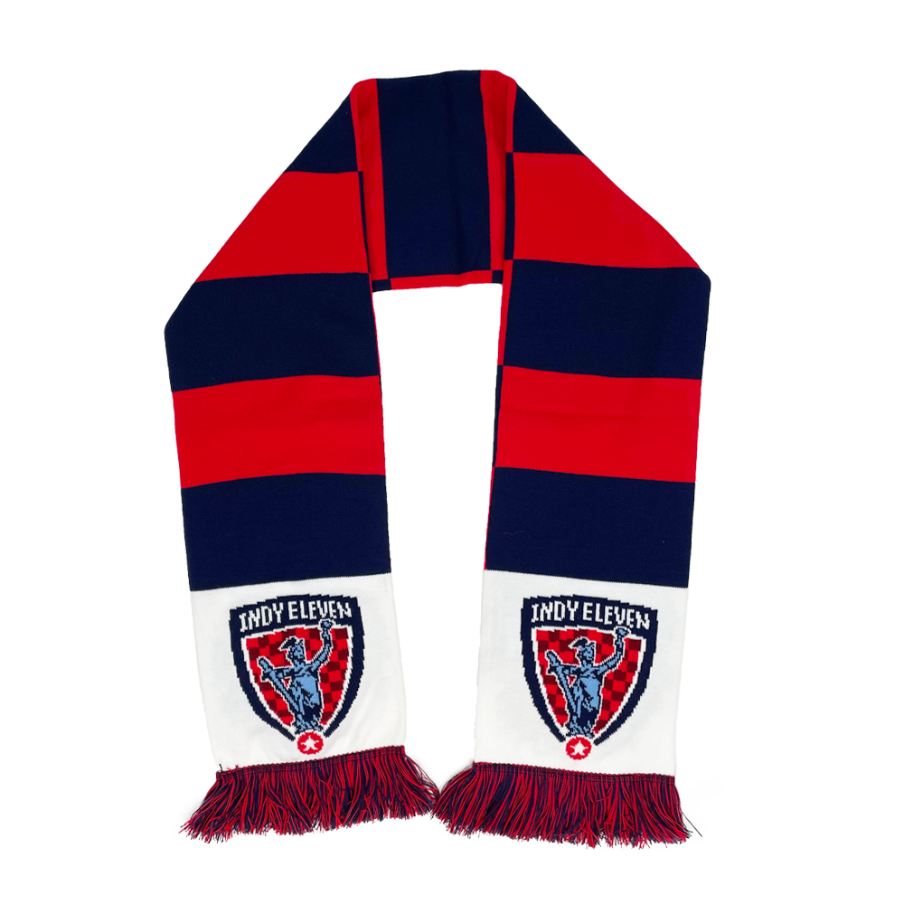 Indy Eleven Stripe Scarf Red 2024