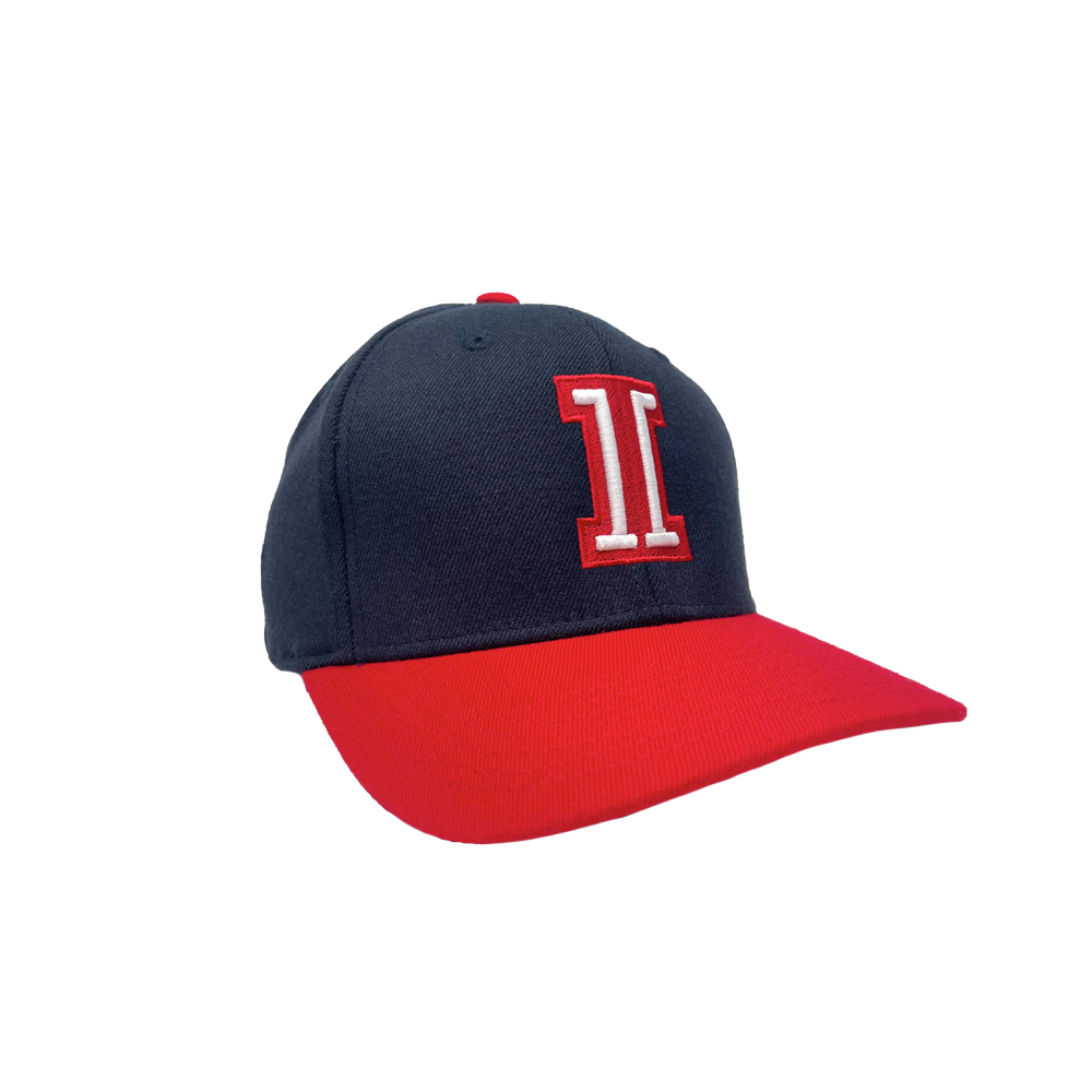 Block I Fitted Hat Navy