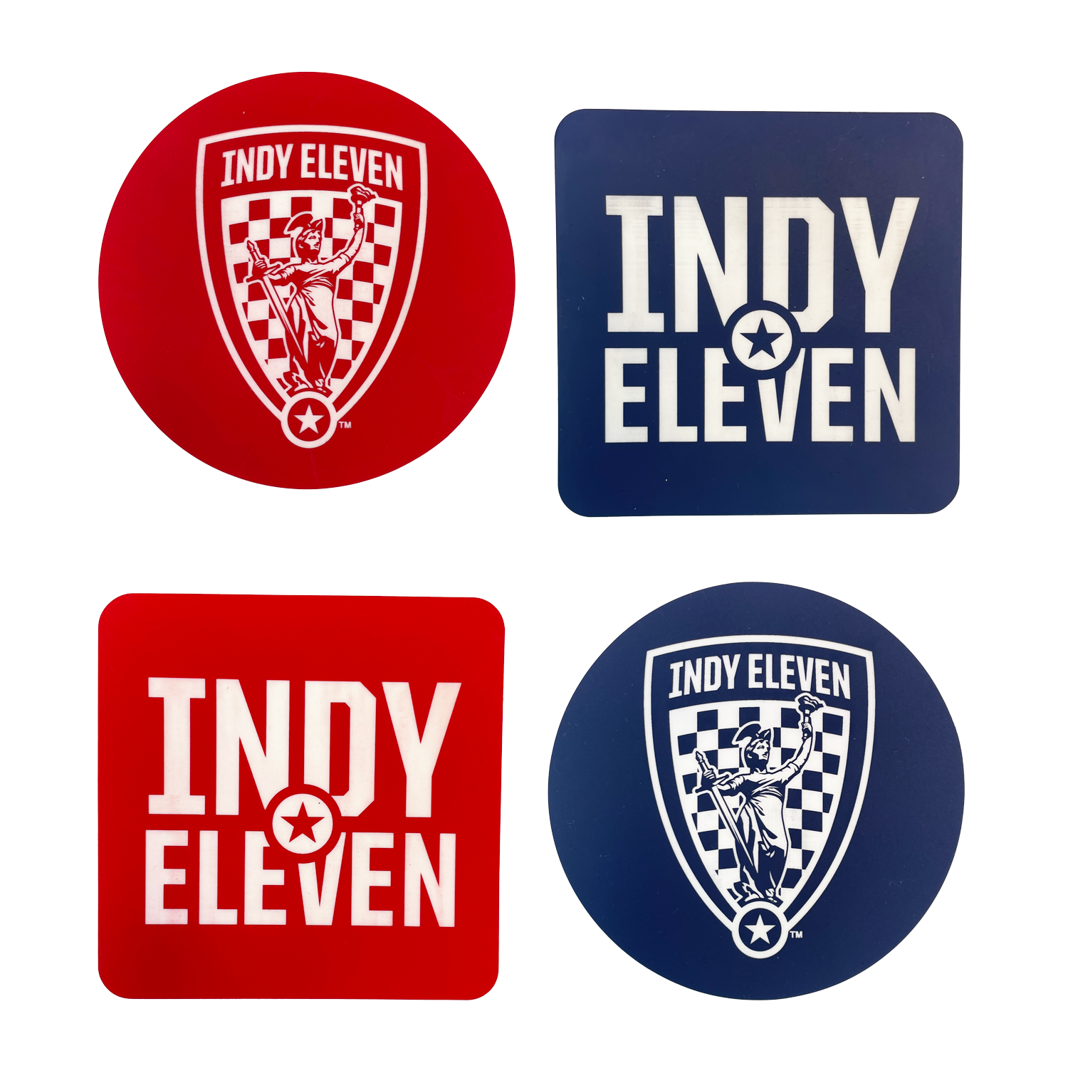 Indy Eleven Silicone Coasters