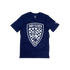 Essentials Crest Navy Youth T