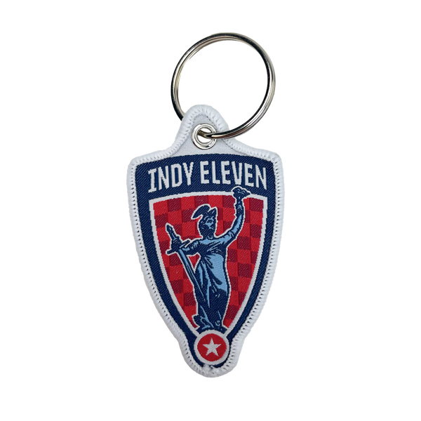 Woven Eleven Crest Keychain