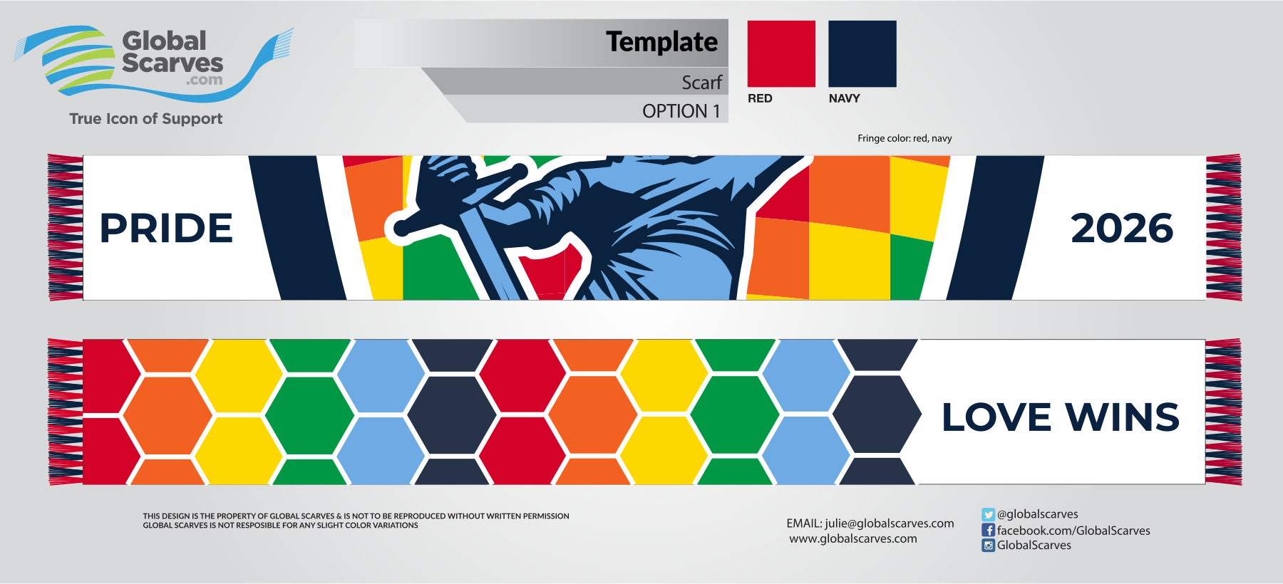 2026 Scarf Series - Pride