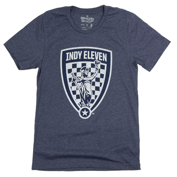 Indy Eleven Navy Crest T